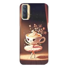 Чехол с мемом Тралалело тралала на Oppo A33 (Балерина капучина)