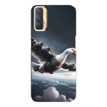 Чехол с мемом Тралалело тралала на Oppo A33 (Бомбардини гусини)