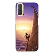 Чохол з мультфільмом Ваяна Oppo A33 (Ваяна в морі)