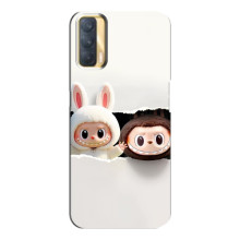 Чехол с принтом Лабубу для Oppo A33 – Labubu