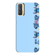 Чохол з принтом Стіч на Oppo A33 (Стіч фон)