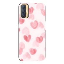 Чехол с розовым рисунком для Oppo A33