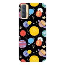 Космічні Чохли для OPPO A33 (VPrint) (Намальовані планети)