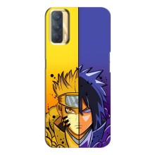 Купить Чехлы на телефон с принтом Anime для Оппо А33 – Naruto Vs Sasuke