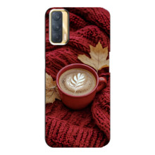Чохол з унікальним дизайном 'Осінь з кавою' для Oppo A33 – Кава на ковдрі