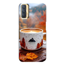 Чохол з унікальним дизайном 'Осінь з кавою' для Oppo A33 – Кава на природі