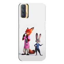 Силіконовий чохол з принтом Зоотрополіс для Oppo A33 – Джуді і Нік