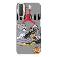 Силіконовый Чохол Nike Air Jordan на Оппо А33 – Air Jordan