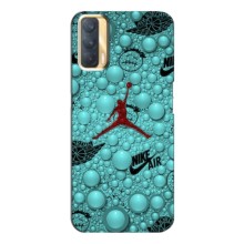 Силиконовый Чехол Nike Air Jordan на Оппо А33 – Джордан Найк