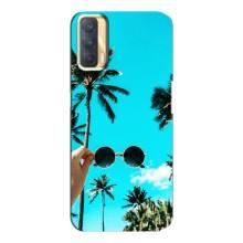 Силиконовый чехол с КАРТИНКАМИ лето для Oppo A33 (AlphaPrint) – Взгляд лето