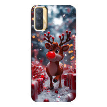 Яскравий чохол для Oppo A33 з Зимові Оленята – Олень серед подарунків