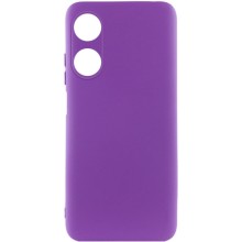 Чехол Silicone Cover Lakshmi Full Camera (A) для Oppo A38 / A18 – Фиолетовый