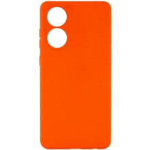 Силиконовый чехол Candy Full Camera для Oppo A38 / A18 – Оранжевый