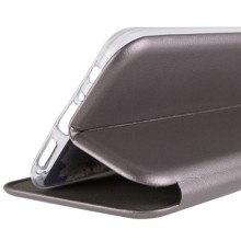 Кожаный чехол (книжка) Classy для Oppo A38 – Серый