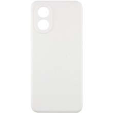 Силиконовый чехол Candy Full Camera для Oppo A38 / A18 – Белый