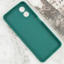 Силиконовый чехол Candy Full Camera для Oppo A38 / A18 – Зеленый