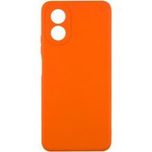 Силиконовый чехол Candy Full Camera для Oppo A38 / A18 – Оранжевый