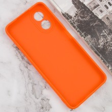 Силиконовый чехол Candy Full Camera для Oppo A38 / A18 – Оранжевый