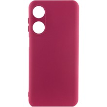 Чехол Silicone Cover Lakshmi Full Camera (A) для Oppo A38 / A18 – Бордовый