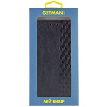 Кожаный чехол книжка GETMAN Cubic (PU) для Oppo A38 / A18 – Черный