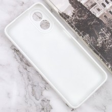 Силиконовый чехол Candy Full Camera для Oppo A38 / A18 – Белый