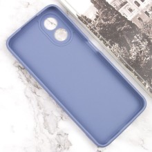 Силиконовый чехол Candy Full Camera для Oppo A38 / A18 – Голубой