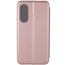 Кожаный чехол-книжка Classy для Oppo A38 / A18 – Rose Gold