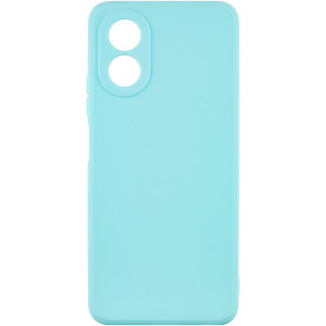 Силиконовый чехол Candy Full Camera для Oppo A38 / A18 – Бирюзовый