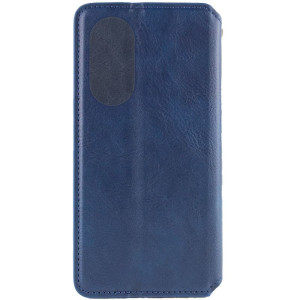 Кожаный чехол-книжка GETMAN Cubic (PU) для Oppo A38 / A18 – Синий