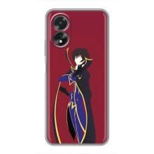 Чехлы Персонажи Аниме Наруто для Oppo A38 (AlphaPrint) – Лелуш Ламперуж