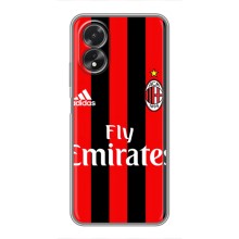 Чехлы для Oppo A38 (VPrint) - Футбольные клубы (Milan)