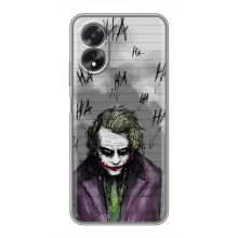 Чехлы с картинкой Джокера на Oppo A38 (Joker клоун)