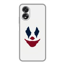 Чехлы с картинкой Джокера на Oppo A38 (Лицо Джокера)