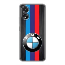 Чехол для Оппо А38 - с принтом БМВ (AlphaPrint) (Лого BMW)