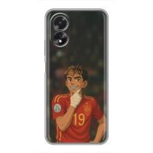 Чехол с футболистом Ламин Ямаль Oppo A38 (Ямаль аниме)