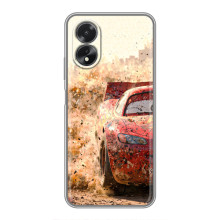 Чехол с принтом Маквин для Oppo A38 – Молния Маквин