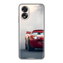 Силіконовий чохол Маквін для Oppo A38 – Маквін на трасі