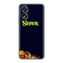 Чохол з мультфільмом Шрек на Oppo A38 – Шрек лого
