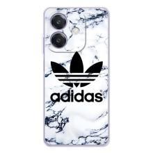 Чехлы Адидас для OPPO A3x (AlphaPrint) (Адидас на мраморе)
