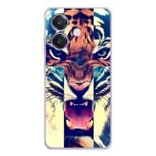 Чехлы с изображением разных животных для OPPO A3x (Яркий Тигр)