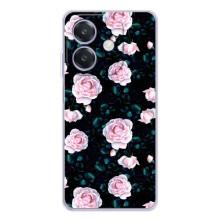 Чехлы с принтом Розочки для OPPO A3x – Чайные розы