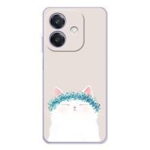 Чохол на тематику: Коти для OPPO A3x – Білий котик