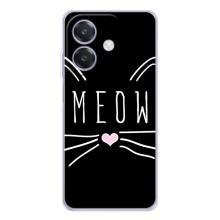 Бампер с изображением Котиков для Оппо А3х – КОТИК MEOW