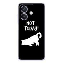 Бампер с изображением Котиков для Оппо А3х – Not Today