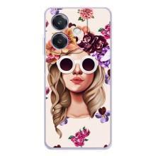 Чехол с картинкой Модные Девчонки OPPO A3x – Девушка в очках