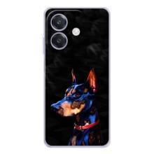 Бампер для OPPO A3x с картинкой "Песики" – Собака Мопс