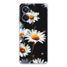 Чехол с ромашками на OPPO A3x – Белые ромашки