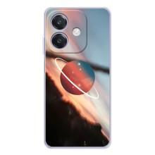 Чехол (ТПУ) с планетами на OPPO A3x – Сатурн