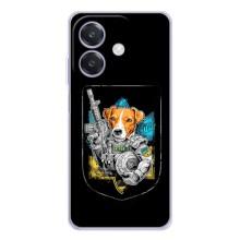 Чехол с принтом для OPPO A3x (Патрон Воин)