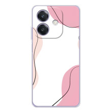 Чехол цветочный дизайн для OPPO A3x – Розовый фон